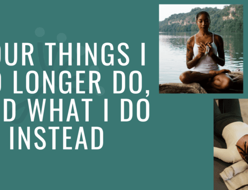 🌺 🌿✨ Four things I no longer do in session as an Embodied, Somatic Psychotherapist and what I do instead